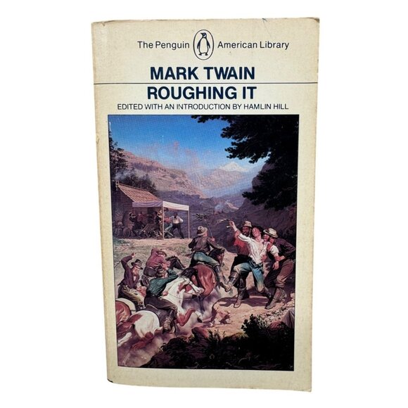 Mark Twain "Roughing It" Paperback Book Edited By Hamlin Penguin American READ - Picture 1 of 6